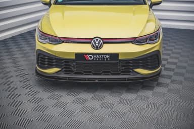 Передній сплітер V.4 Maxton Volkswagen Golf 8 GTI Clubsport - фото My Tuning Lab