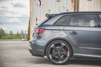 Задні сплітери boczne Maxton V1 Audi RS3 8V Sportback (чорний глянець) - фото My Tuning Lab