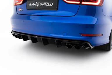 Задня накладка Maxton Audi S3 Sedan 8V - фото My Tuning Lab