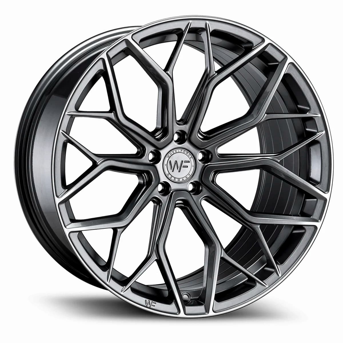 Легкосплавний диск 20" Wheelforce HE1-FF 20x9,5 ET16 5x120 Gloss Steel - фото My Tuning Lab
