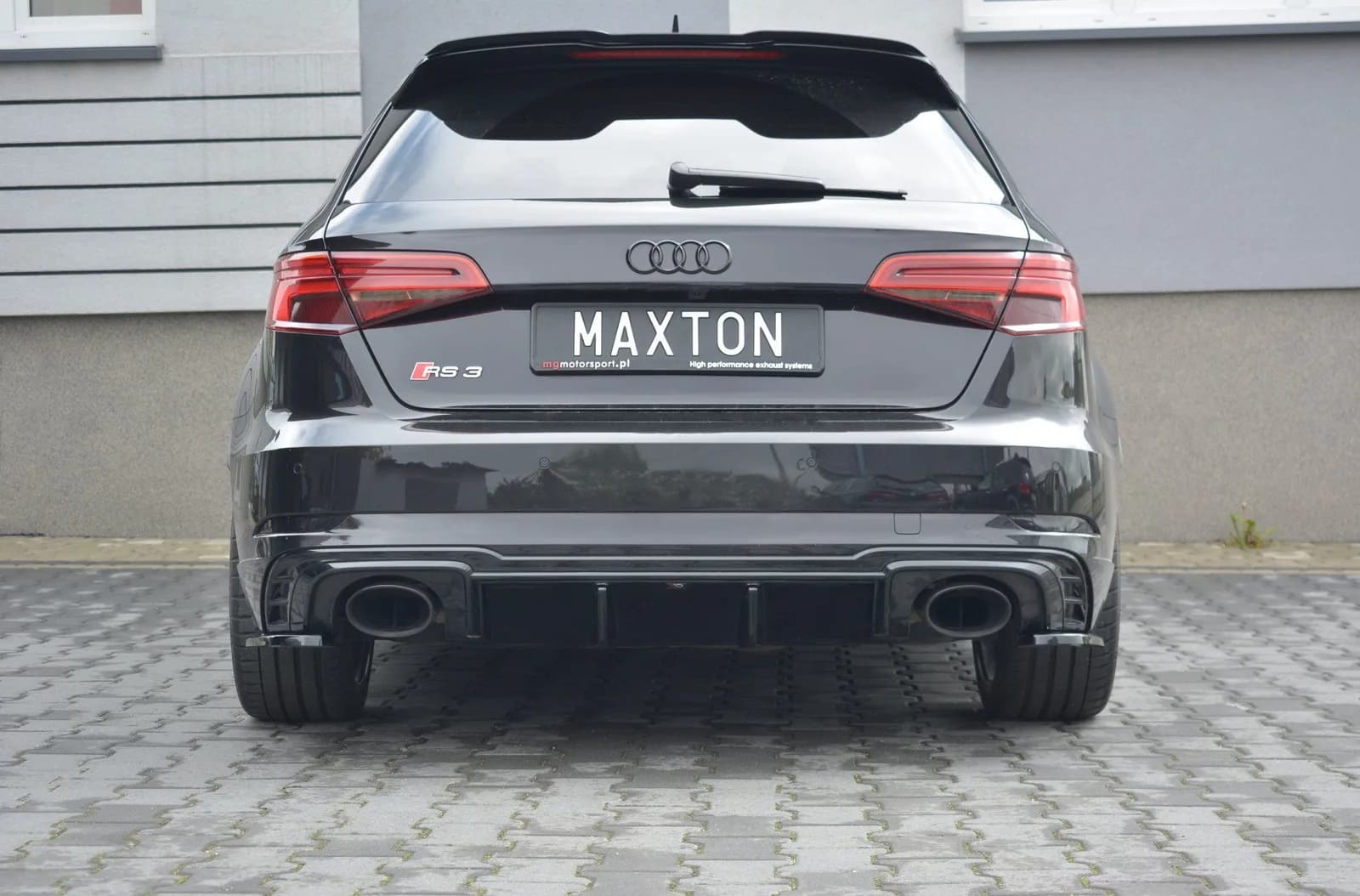 Задня накладка Maxton Audi RS3 8V FL Sportback - фото My Tuning Lab