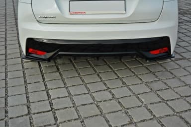Задні сплітери boczne Maxton Honda Civic MK9 рестайлінг (чорний глянець) - фото My Tuning Lab