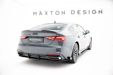 Задній дифузор Street Pro + Flaps Maxton Audi A5 F5 Facelift - фото My Tuning Lab