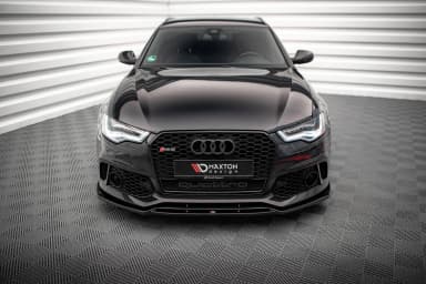 Передній сплітер Maxton Audi A6 RS6 Look C7 - фото My Tuning Lab