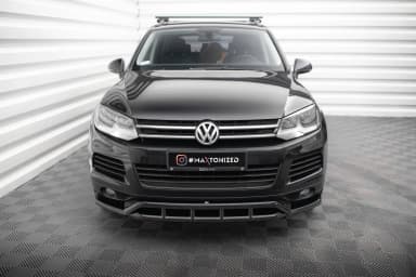 Передній сплітер Maxton Volkswagen Touareg Mk2 - фото My Tuning Lab