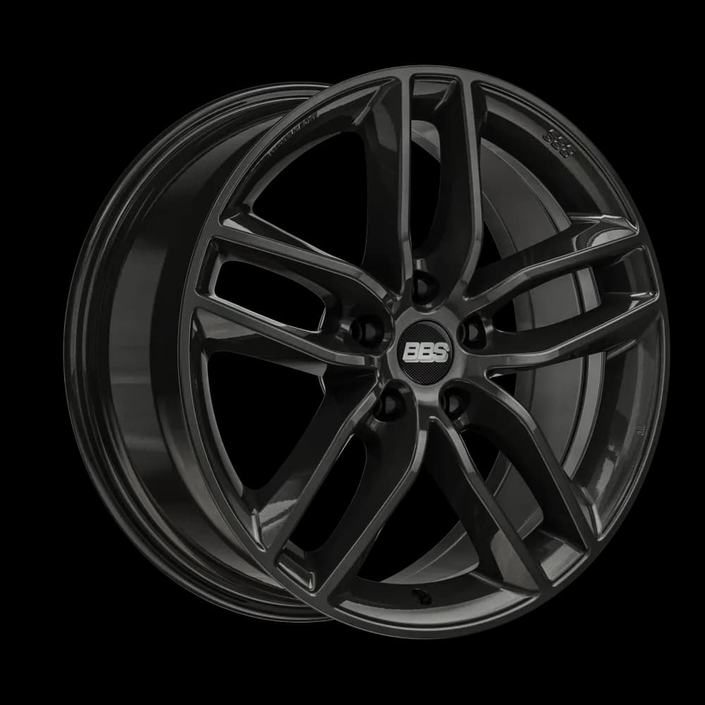 Легкосплавний диск 18" BBS SX 18x8 ET45 5x108 Crystal чорний - фото My Tuning Lab