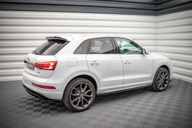 Накладки на пороги Maxton Audi Q3 Sport 8U Facelift - фото My Tuning Lab