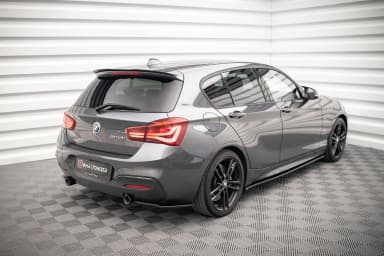 Задні сплітери boczne Maxton BMW 1 F20 M-Power рестайлінг (чорний глянець) - фото My Tuning Lab