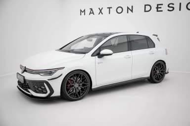 Накладки на пороги Street Pro Maxton Volkswagen Golf GTI / GTE / GTI Clubsport / GTD / R-Line Mk8 / Mk8 Facelift - фото My Tuning Lab