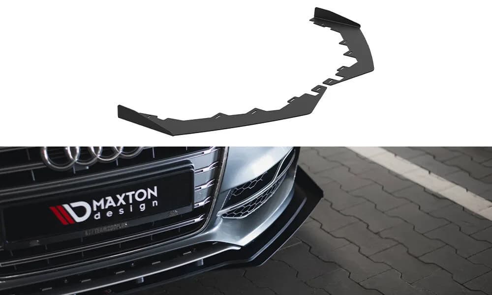 Front Flaps Maxton Audi S3 / A3 S-Line Sedan 8V - фото My Tuning Lab