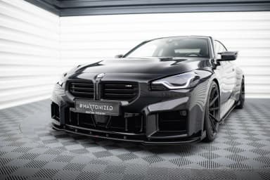 Передній сплітер Street Pro V.1 + Flaps Maxton BMW M2 G87 - фото My Tuning Lab