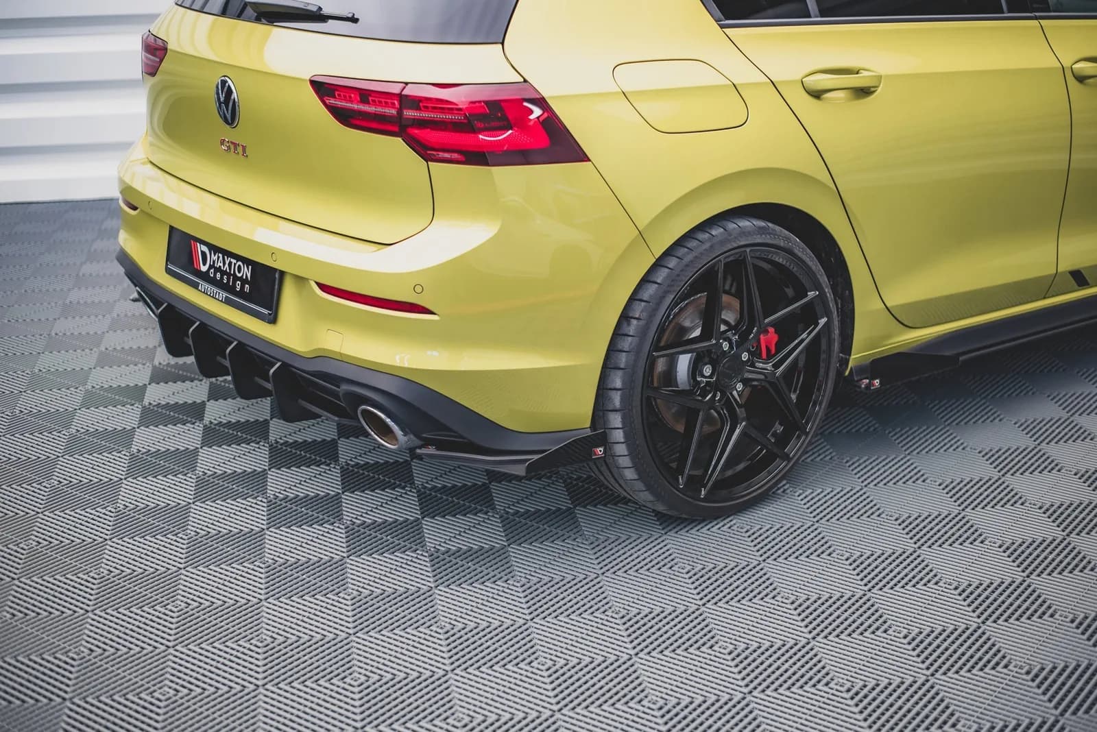 Задні сплітери Boczne Street Pro + Flaps Maxton Volkswagen Golf GTI Clubsport Mk8 / Mk8 Facelift - фото My Tuning Lab