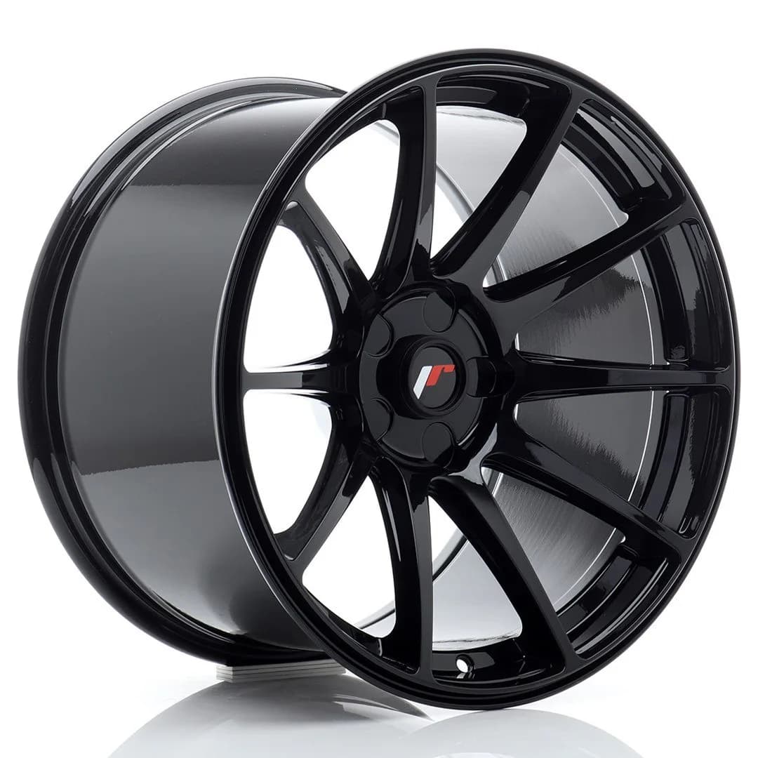Легкосплавний диск 18" Japan Racing JR11 18x10,5 ET0-25 BLANK глянцевий чорний - фото My Tuning Lab