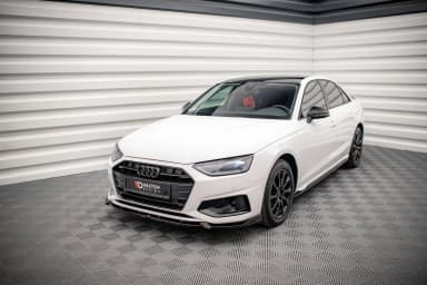 Передній сплітер V.1 Maxton Audi A4 B9 Facelift - фото My Tuning Lab