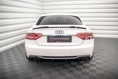 Задня накладка Maxton Audi A5 Coupe 8T Facelift (Wersja z pojedynczymi Вихлопami po obu stronach) - фото My Tuning Lab
