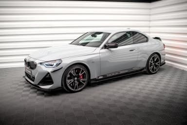 Накладки на пороги Street Pro + Flaps Maxton BMW 2 Coupe M-пакет / M240i G42 - фото My Tuning Lab
