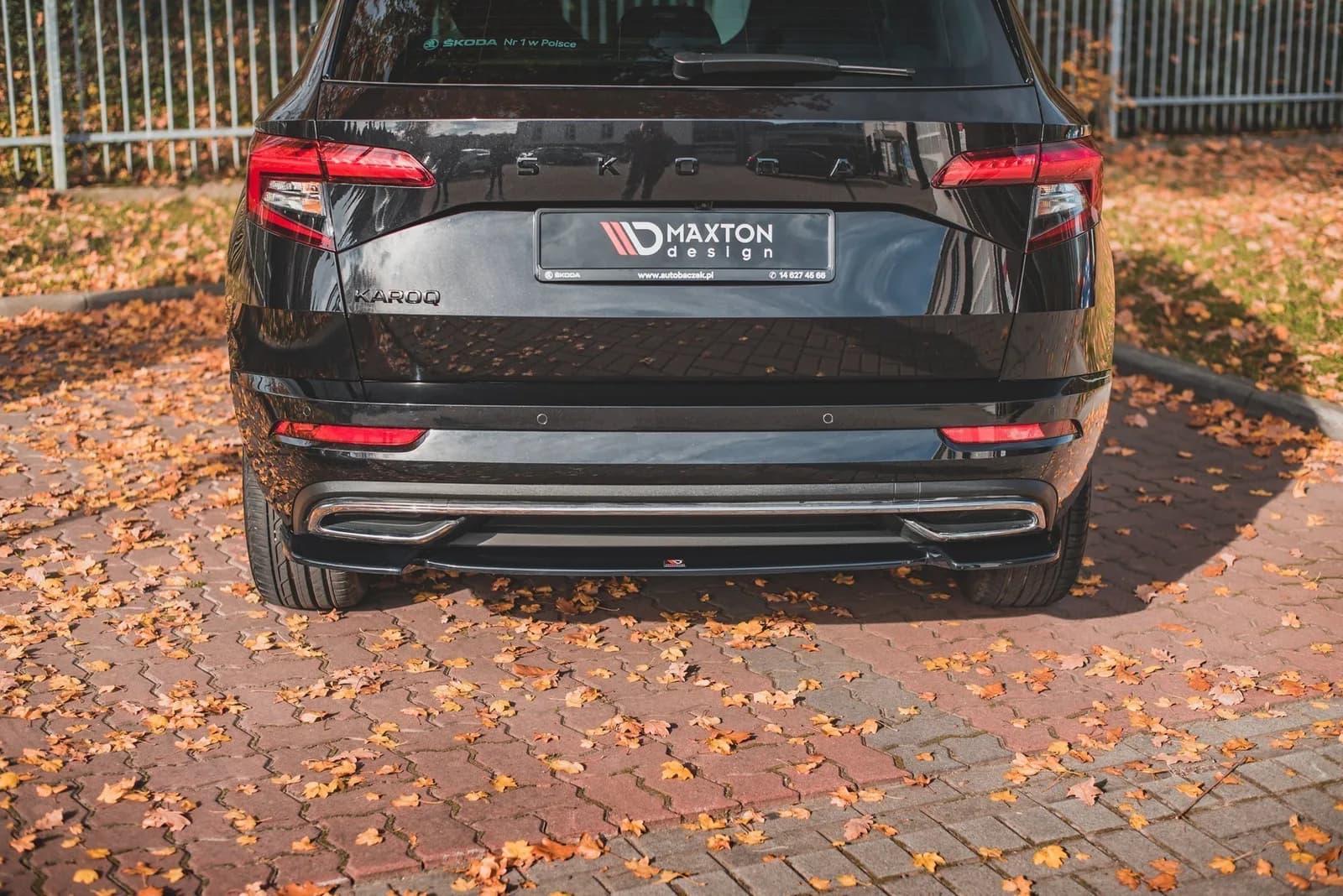 Задній сплітер Maxton Skoda Karoq Sportline - фото My Tuning Lab