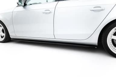 Накладки на пороги V.1 Maxton Audi S4 / A4 / A4 S-Line Sedan / Avant B8 / B8 Facelift - фото My Tuning Lab