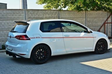 Задній дифузор i Задні сплітери boczne Maxton Volkswagen Golf MK7 GTI - фото My Tuning Lab