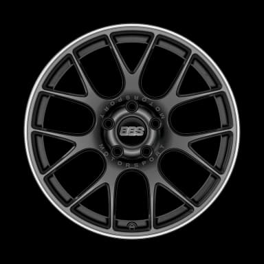 Легкосплавний диск 20" BBS CH-R 20x11,5 ET65 5x130 чорний сатиновий - фото My Tuning Lab