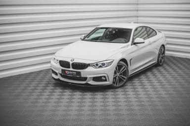 Передній сплітер V.2 Maxton BMW 4 Coupe / Gran Coupe / Cabrio M-пакет F32 / F36 / F33 - фото My Tuning Lab
