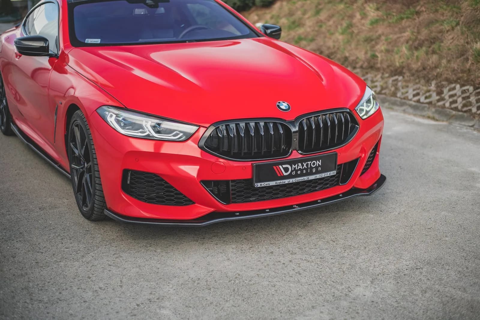 Передній сплітер V.1 Maxton BMW 8 Coupe G15 / 8 Gran Coupe M-пакет G16 - фото My Tuning Lab