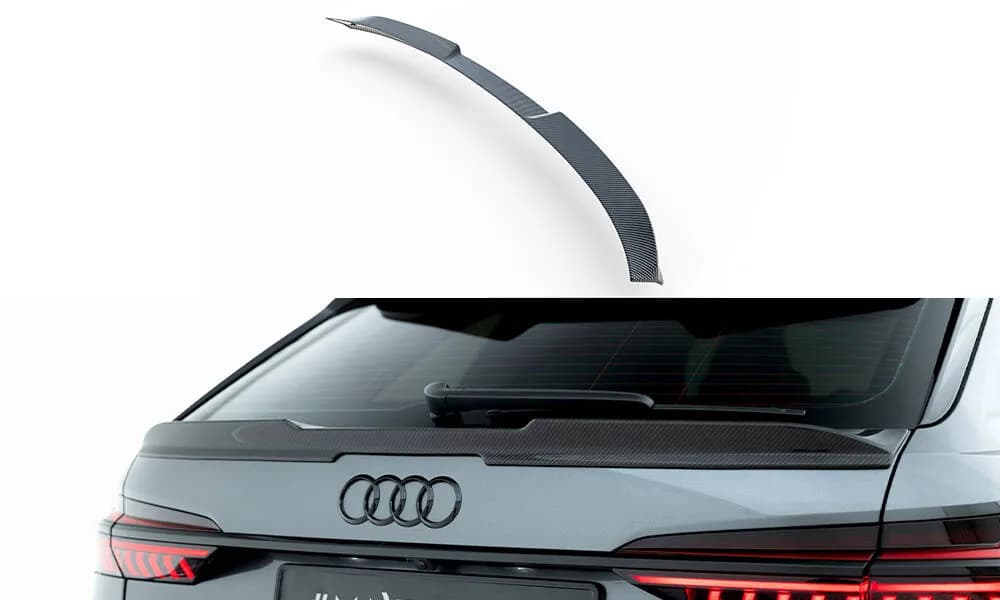 Karbonowy Spoiler Tylnej Klapy (Dolny) Prepreg Maxton Audi RS6 C8 / C8 Facelift - фото My Tuning Lab