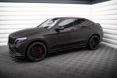 Накладки на пороги V.2 Maxton Mercedes-Benz GLC Coupe AMG-Line C253 / AMG GLC 43 / AMG-Line SUV X253 Facelift - фото My Tuning Lab