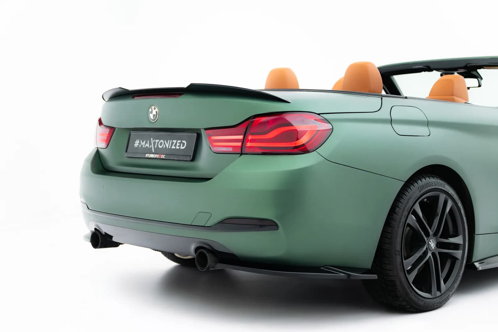 Задні сплітери Boczne Maxton BMW 4 Cabrio / Coupe F33 / F32 - фото My Tuning Lab