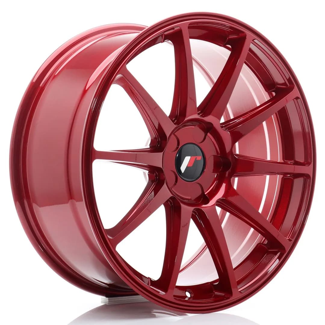 Легкосплавний диск 19" Japan Racing JR11 19x8,5 ET40 5x112 Platinum Red - фото My Tuning Lab