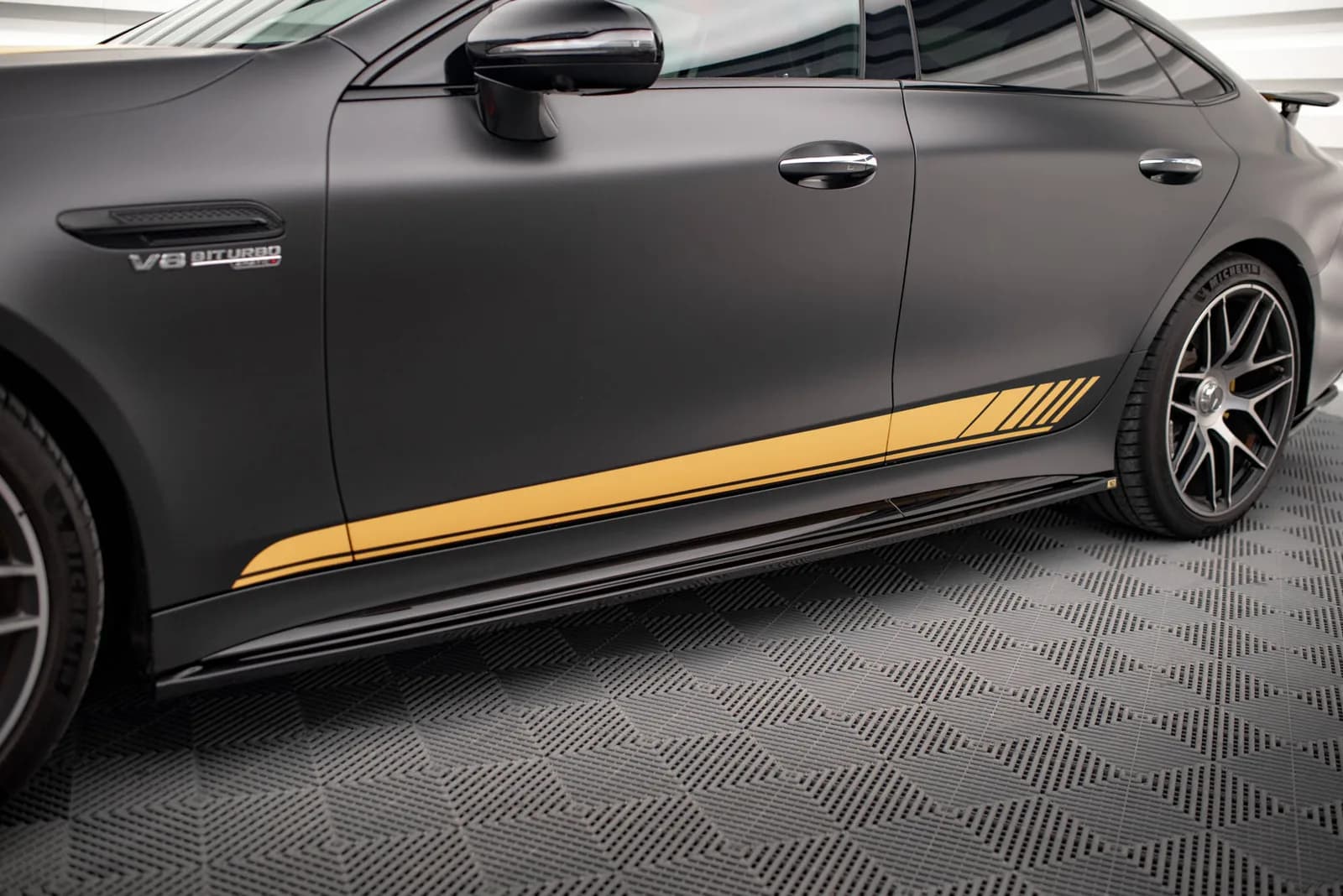 Накладки на пороги Maxton Mercedes-AMG GT 63S 4-Door Coupe X290 - фото My Tuning Lab