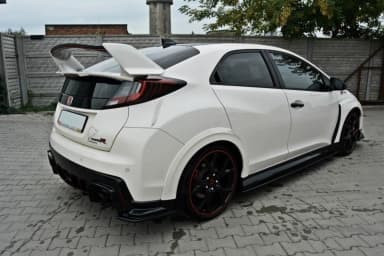 Задні сплітери boczne Maxton Honda Civic IX Type R (чорний глянець) - фото My Tuning Lab