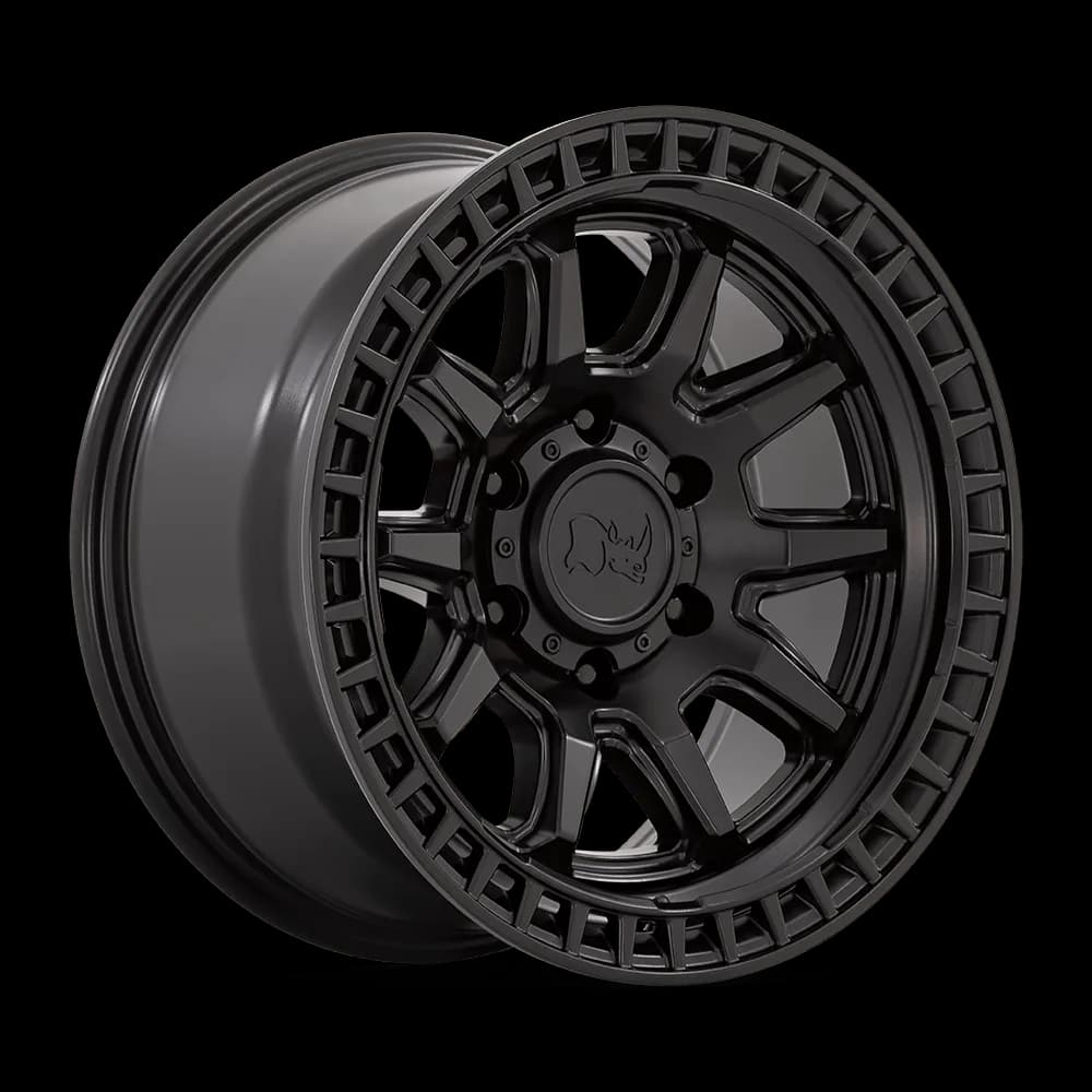 Легкосплавний диск 17" Black Rhino Calico 17x8,5 ET34 5x120 матовий чорний - фото My Tuning Lab