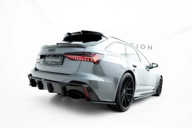 Karbonowy Spoiler Tylnej Klapy (Dolny) Prepreg Maxton Audi RS6 C8 / C8 Facelift - фото My Tuning Lab