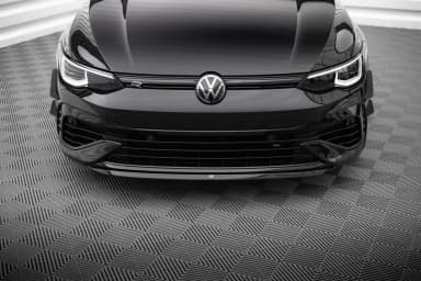 Передній сплітер V.7 Maxton Volkswagen Golf R Hatchback / Variant Mk8 - фото My Tuning Lab