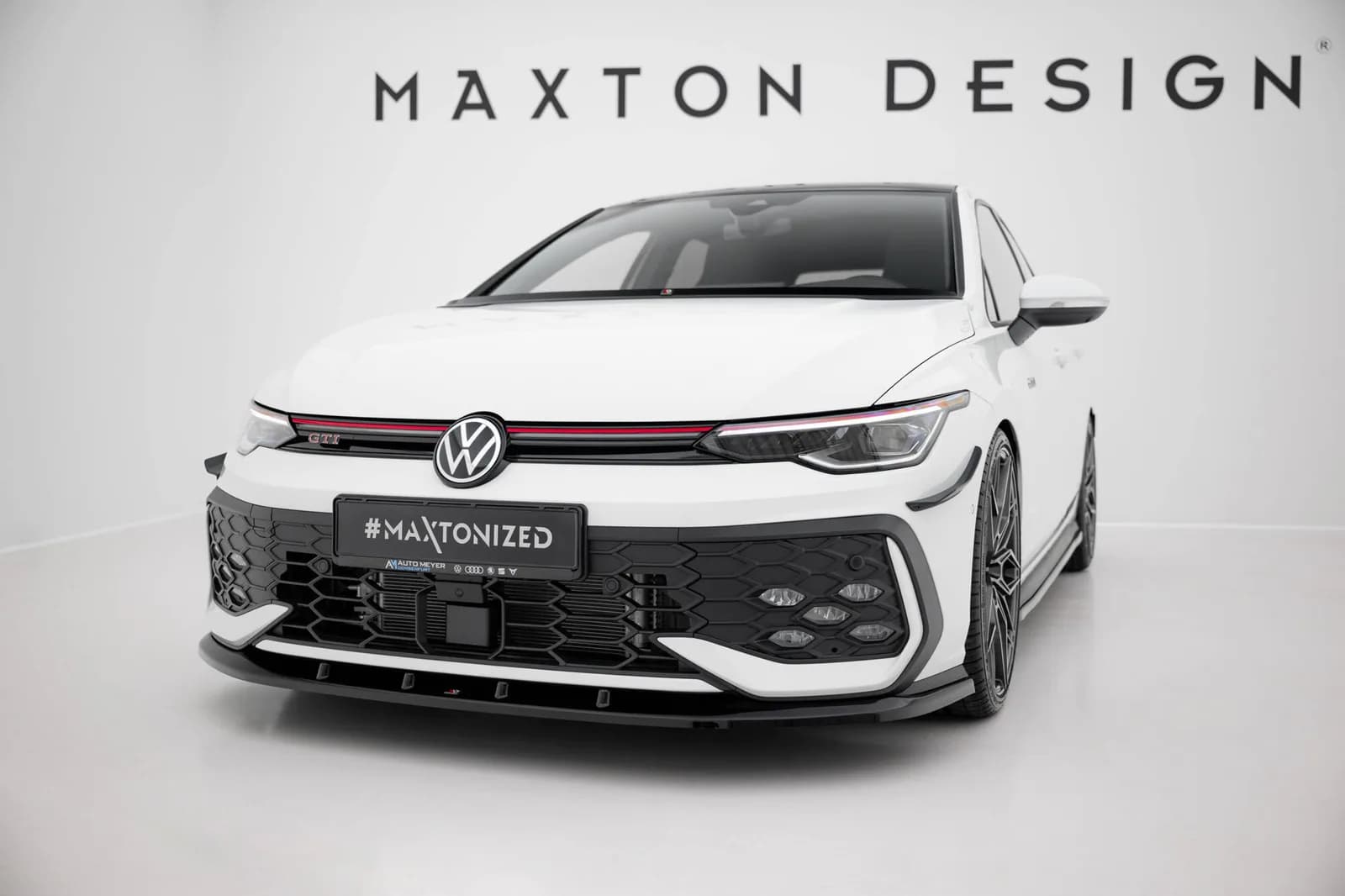 Передній сплітер V.5 Maxton Volkswagen Golf GTI / GTE / R-Line Mk8 Facelift - фото My Tuning Lab