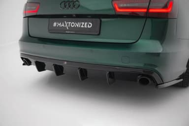 Задня накладка Maxton Audi A6 S-line Avant C7 - фото My Tuning Lab