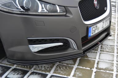 Maxton Design Передній сплітер JAGUAR XF (X250) MK1 SPORTBRAKE S-PACK - фото My Tuning Lab
