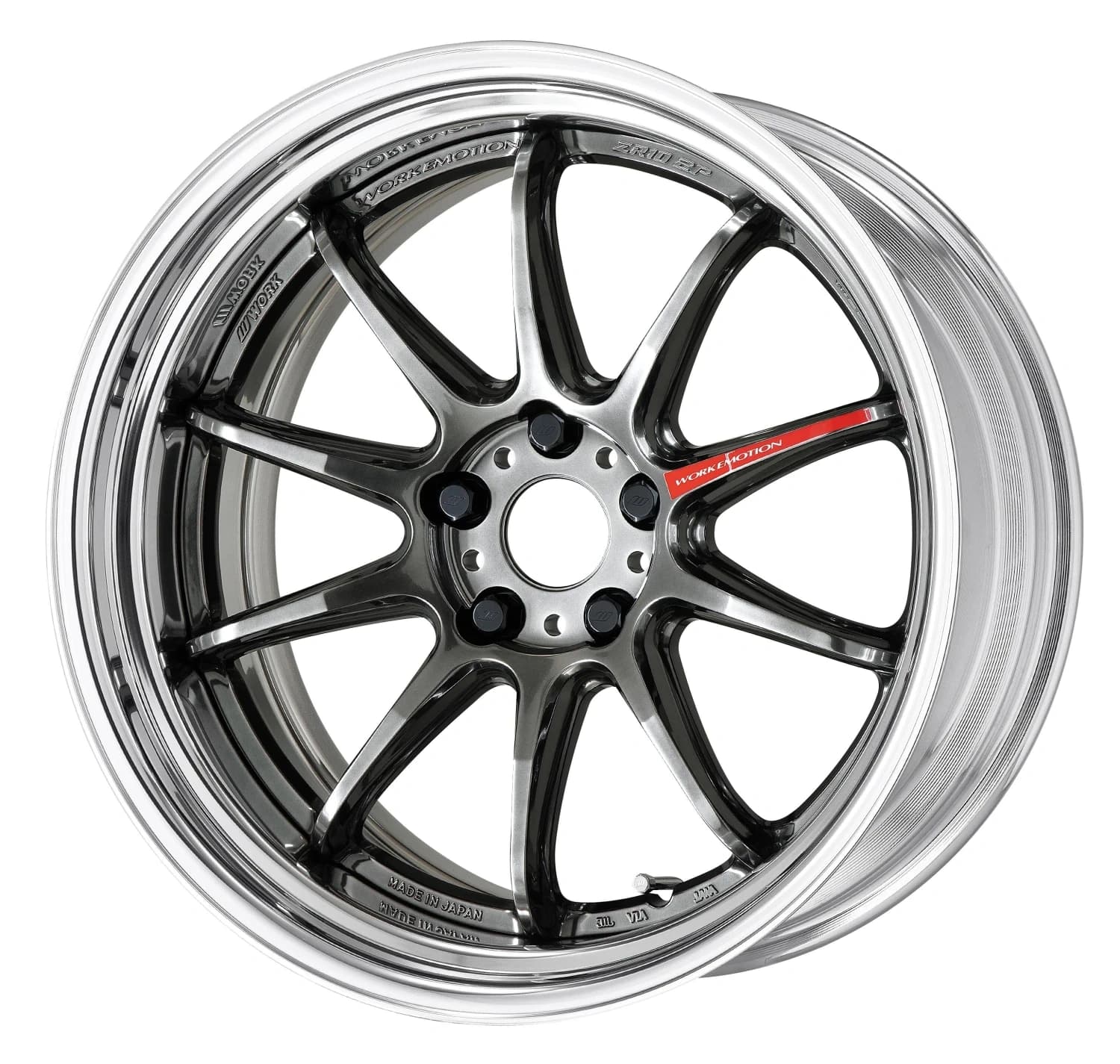 Легкосплавний диск 20" Work Wheels Work Emotion ZR10-2P Step Rim 20x11 BLANK Glim чорний (GTK) - фото My Tuning Lab