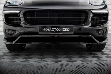 Передній сплітер Maxton Porsche Cayenne Mk2 Facelift - фото My Tuning Lab
