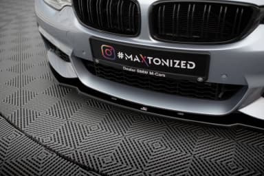 Передній сплітер V.1 Maxton BMW 4 Coupe / Gran Coupe / Cabrio M-пакет F32 / F36 / F33 - фото My Tuning Lab