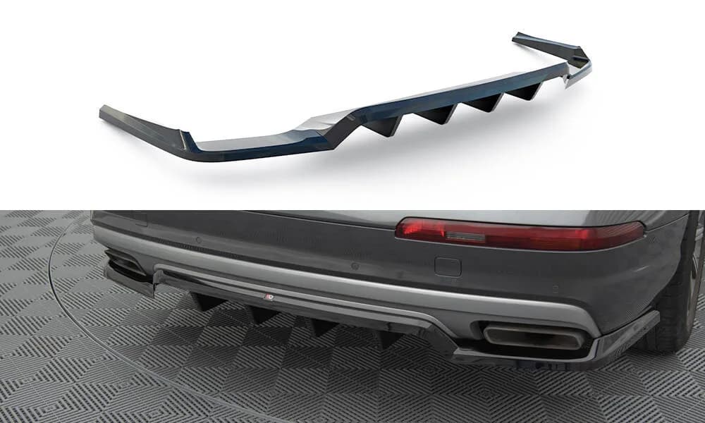 Задній сплітер (Z Dyfuzorem) Maxton Audi Q7 Mk2 - фото My Tuning Lab