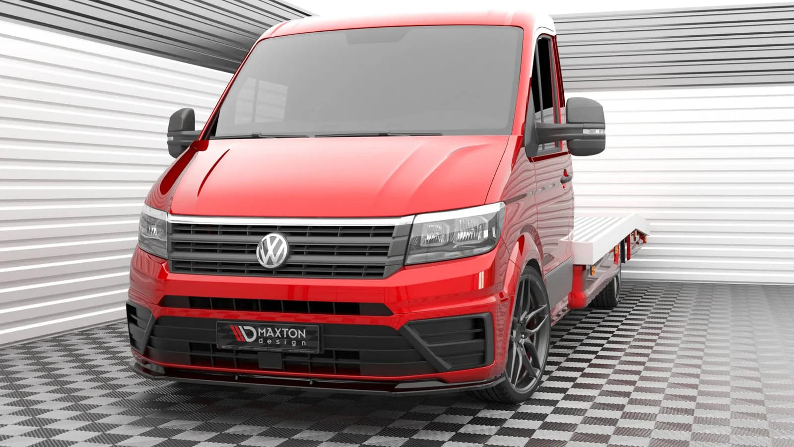 Передній сплітер V.1 Maxton Volkswagen Crafter Mk2 - фото My Tuning Lab