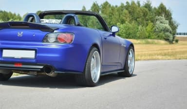 Задні сплітери boczne Maxton Honda S2000 (чорний глянець) - фото My Tuning Lab
