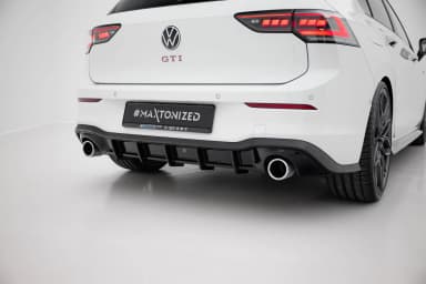 Задня накладка V.3 Maxton Volkswagen Golf GTI Mk8 - фото My Tuning Lab