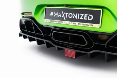 Задній сплітер (Z Dyfuzorem) + LED Maxton Mercedes-AMG GT R C190 Facelift - фото My Tuning Lab