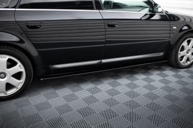 Накладки на пороги Maxton Audi S6 C5 - фото My Tuning Lab