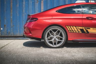 Задні сплітери Boczne Racing Durability + Flaps Maxton Mercedes-AMG C43 Coupe C205 - фото My Tuning Lab