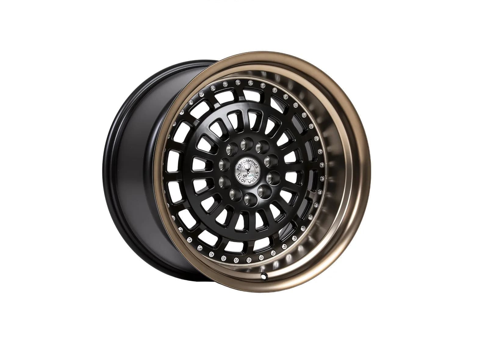 Легкосплавний диск 19" 59 North Wheels D-007 19x9,5 ET25 5x114,3/120 Matteblack/mattebronze lip - фото My Tuning Lab