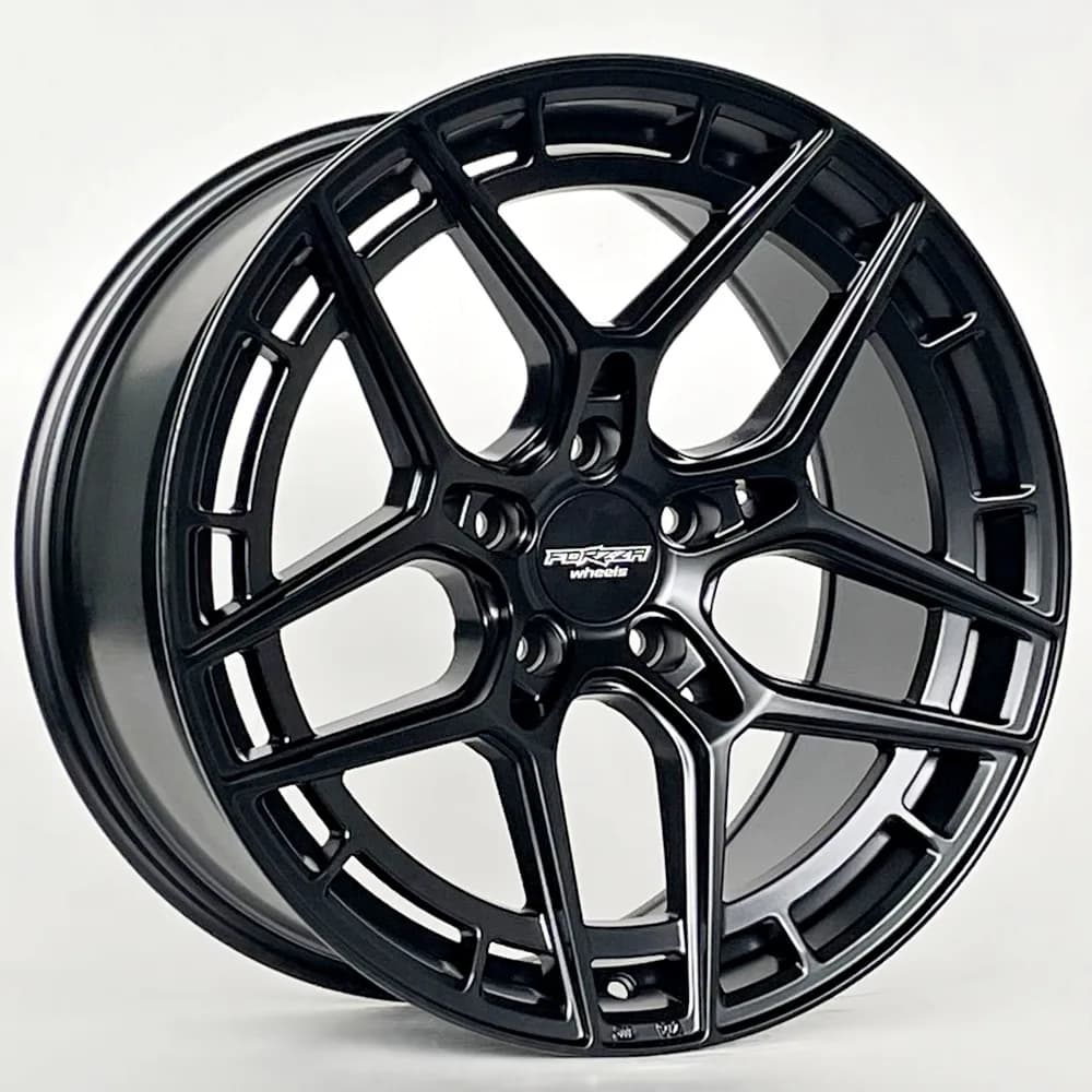 Легкосплавний диск 19" Forzza Magnum 19x8,5 ET30 5x120 сатиновий чорний - фото My Tuning Lab